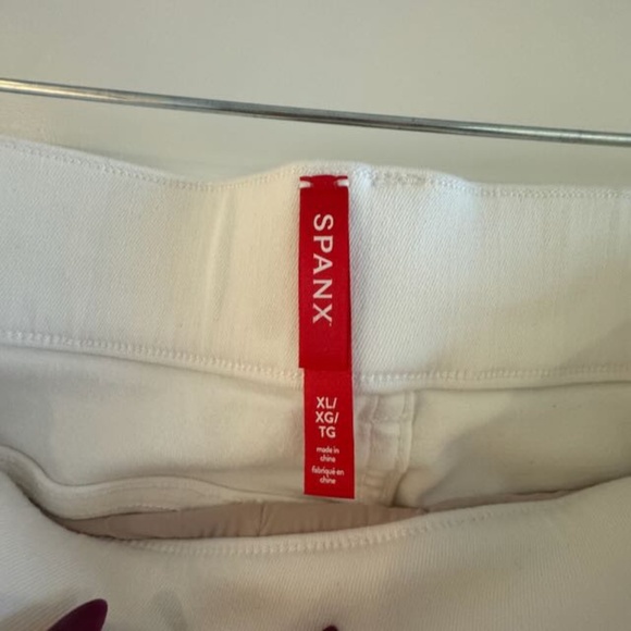 NWT SPANX Ankle Skinny Jeans, White XL - Picture 4 of 5